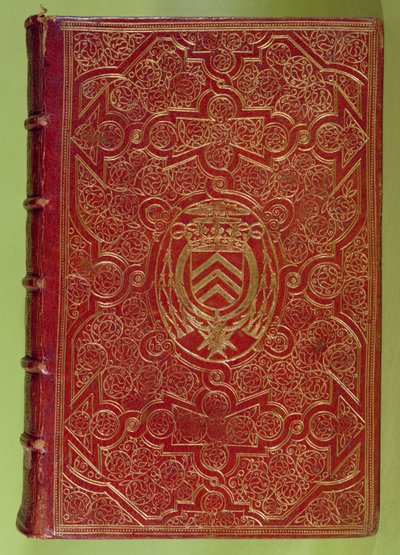 Buchdeckel mit dem Wappen von Armand-Jean du Plessis, Kardinal Richelieu (1585-1642) von French School