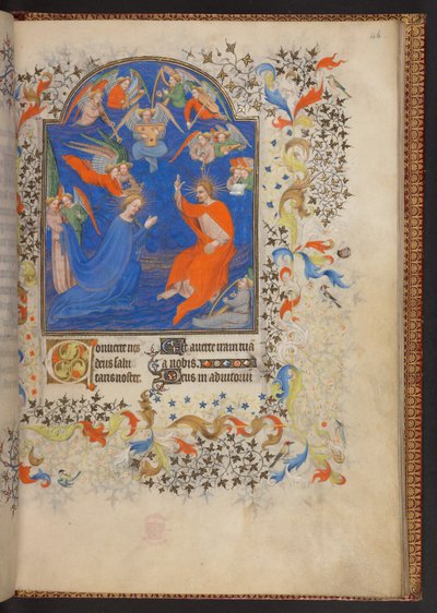 Stundenbuch, Add MS 32454 f.46r, Frankreich von French School
