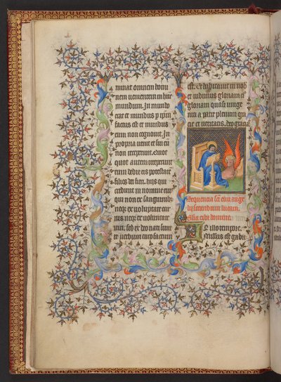 Stundenbuch, Add MS 32454 f.9v, Frankreich von French School