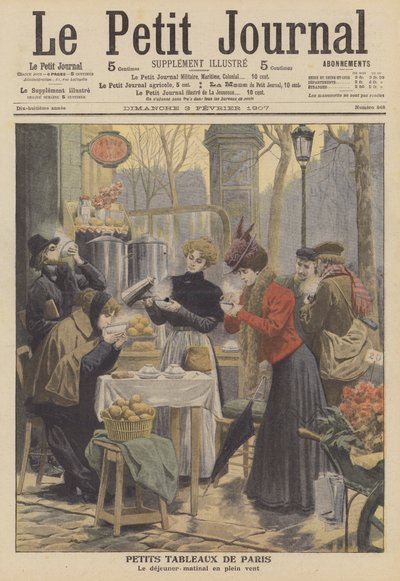 Frühstück im Freien in Paris von French School