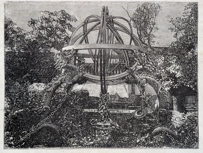 Bronzeinstrumente des Pekinger Observatoriums - in „Die Weltreise“ von French School