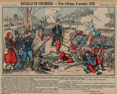 Eroberung von Orleans durch die Franzosen nach der Schlacht von Coulmiers, Deutsch-Französischer Krieg, 9. November 1870 von French School