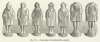 Gallische Kapuzen und Bardocucullus von French School