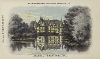 Schloss Azay-le-Rideau, Azay-le-Rideau, Indre-et-Loire von French School