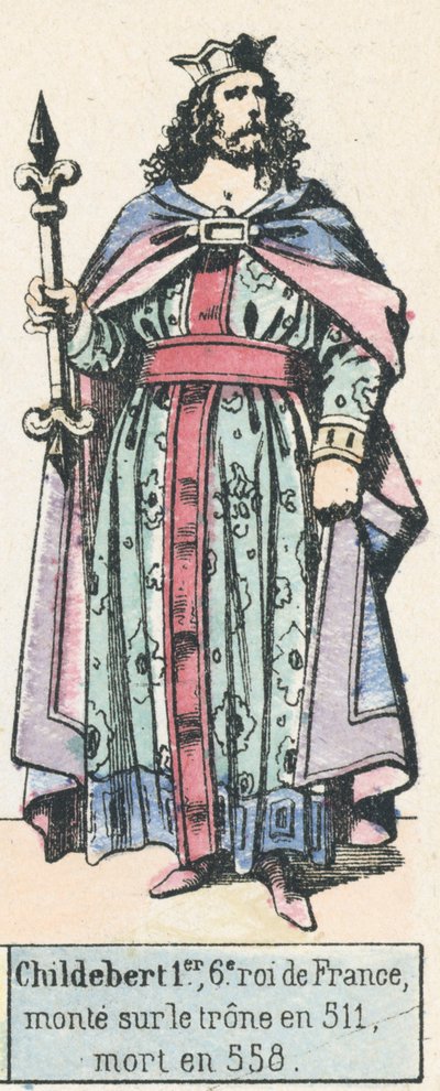 Childebert I., 6. König von Frankreich, bestieg den Thron 511, gestorben 558 von French School