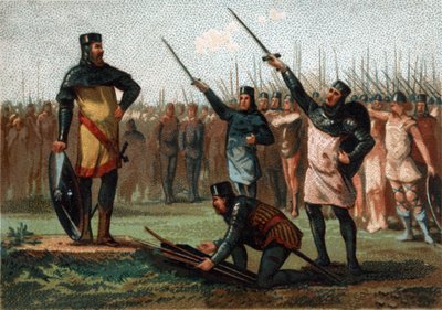 Childerich II., König der Franken von 670 bis 673 von French School