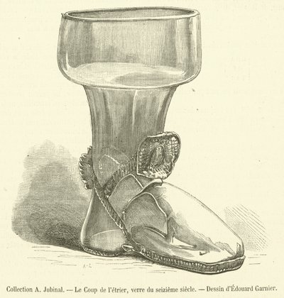 Sammlung A. Jubinal, Der Hufschlag, Glas aus dem sechzehnten Jahrhundert von French School