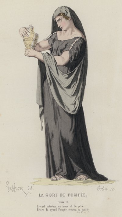 Corneille, Der Tod des Pompeius, Akt V, Szene I von French School