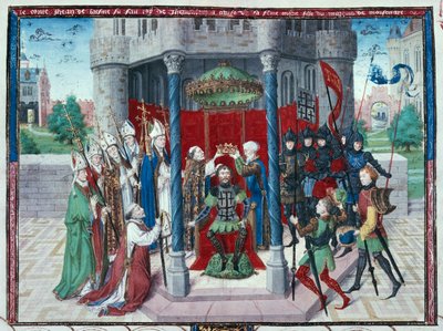 Graf Jean de Brienne, Miniatur aus 