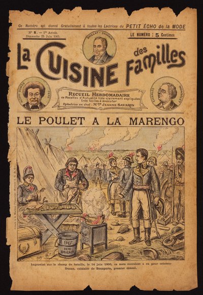 Entstehung von Chicken Marengo von French School