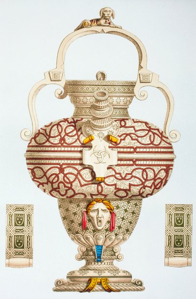Dekorierte Trinkflasche von Henri II. von Frankreich, 1873 von French School