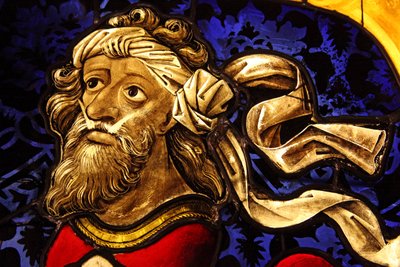 Wappen der Familie Mullenheim, ca. 1467, aus der Werkstatt von Peter Hemel; Elsass von French School