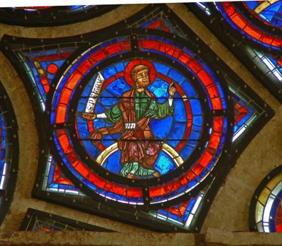Detail des Ostrosenfensters: St. Peter von French School