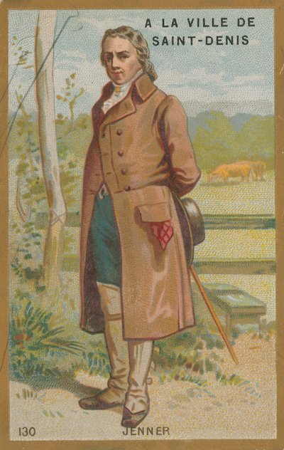 Edward Jenner, englischer Arzt und Entdecker des Pockenimpfstoffs von French School