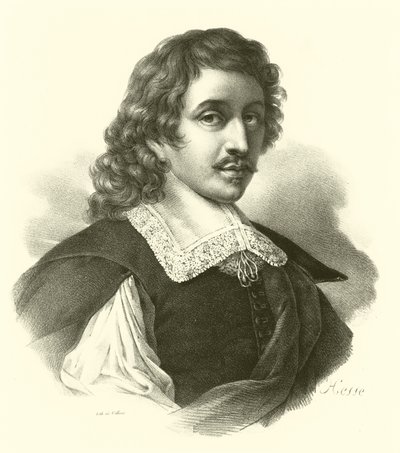 Eustache Le Sueur oder Lesueur, Porträt von French School