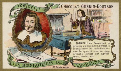 Evangelista Torricelli, italienischer Physiker und Mathematiker von French School