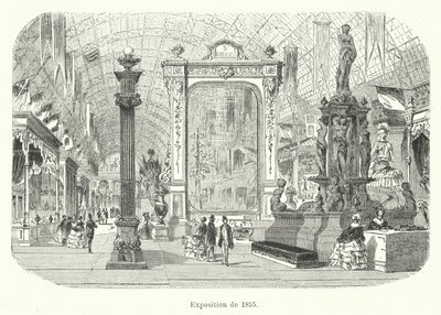Ausstellung von 1855 (Gravur) von French School