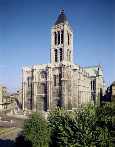 Außenansicht von Südwesten, 1122-1281 von French School