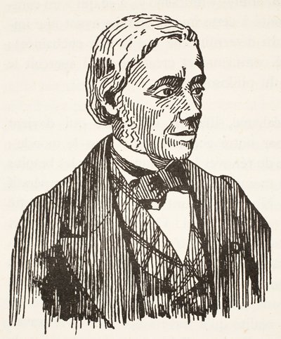 Felix Ravaisson, Kopie von Boris Mestchersky, Illustration aus Histoire de la Nation Francaise, Sciences, Bände I & II, von Gabriel Hanotaux, 1924 von French School