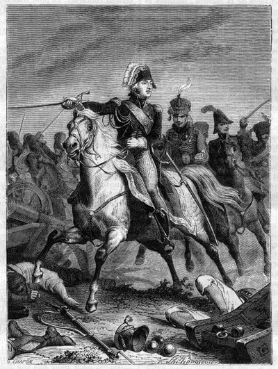 Erstes Kaiserreich: der Angriff von Jean Baptiste Bessieres (1768-1813), Herzog von Istrien von French School