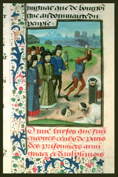 Fr 2680 f.268 Hinrichtung der Gefangenen, 1418 von French School