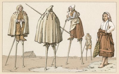 Französische Tracht von French School