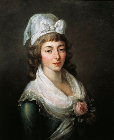 Frankreich, Paris, Versailles, Porträt von Madame Roland (Marie-Jean Roland de la Platiere) von French School