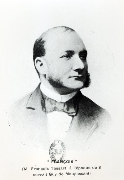 Francois Tassart, Diener von Guy de Maupassant, aus La Fin de Maupassant von Georges Normandy, veröffentlicht 1927, Paris von French School