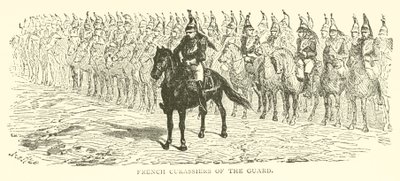 Französische Kürassiere der Garde (Gravur) von French School