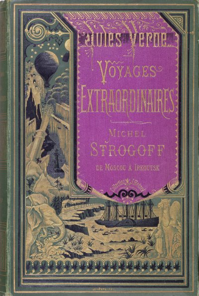 Vorderseite von Michel Strogoff von Jules Verne, 1876 von French School