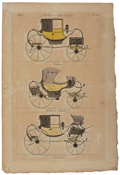 Möbel und Geschmackvolle Objekte, Nr. 32, Phaeton Simple von French School