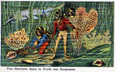 Futuredays: Eine Vision des 19. Jahrhunderts vom Jahr 2000 - Serie „Im Jahr 2000“: Eine Lichtung im Sargassowald (unter dem Meer) von French School