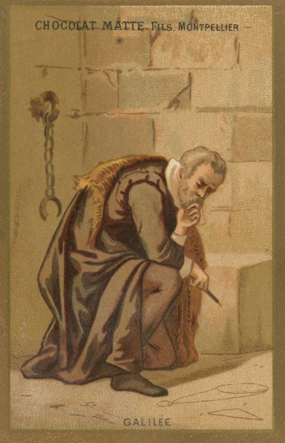 Galileo Galilei, italienischer Physiker, Mathematiker und Astronom von French School