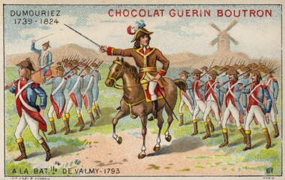 General Dumouriez in der Schlacht von Valmy von French School