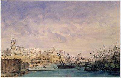 Gesamtansicht von Algier, 1845 von French School