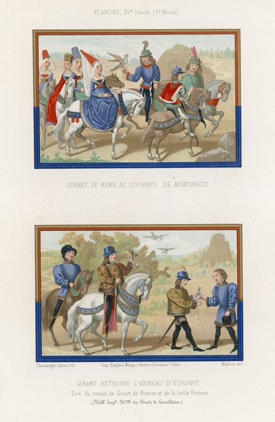 Girart geht zum Turnier in Montarcis und Girart findet Euriants Ring von French School