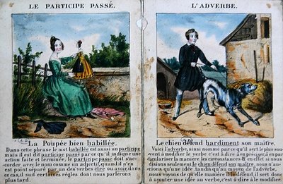 Grammatikbuch für Kinder, ca. 1850 von French School