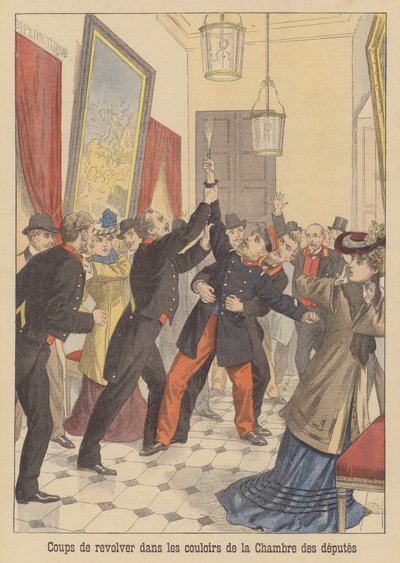 Schüsse in den Korridoren der französischen Abgeordnetenkammer von French School