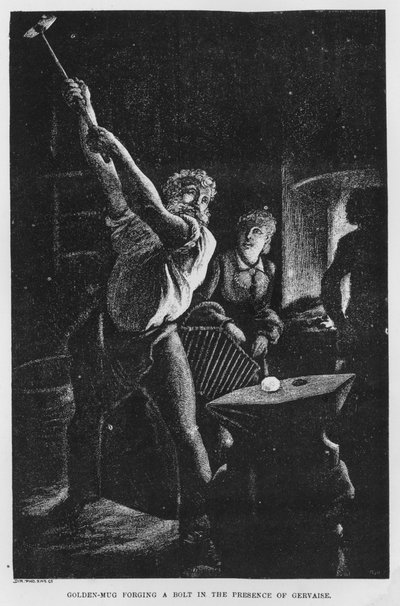 Illustration für Der Totschläger, ein realistischer Roman von Emile Zola von French School