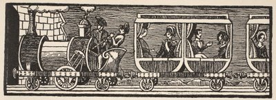 Einweihung der Eisenbahn zwischen Paris und Orleans, 3. Mai 1843, Kopie von Boris Mestchersky, Illustration aus Histoire de la Nation Francaise, Sciences, Bände I & II, von Gabriel Hanotaux von French School