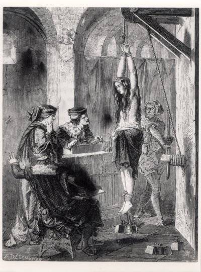 Inquisition einer Hexe von French School