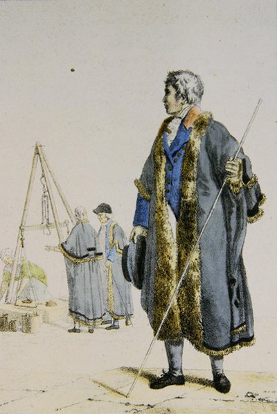 Inspektor für Gewichte und Maße in Polen, ca. 1817 von French School