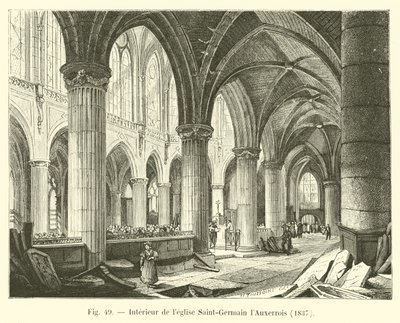 Innenraum der Kirche Saint-Germain l