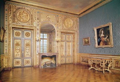 Innenansicht des Petit Salon, ca. 1660 von French School