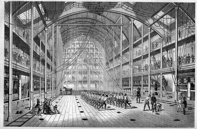Innenansicht des Triat-Gymnasiums in Paris. von French School