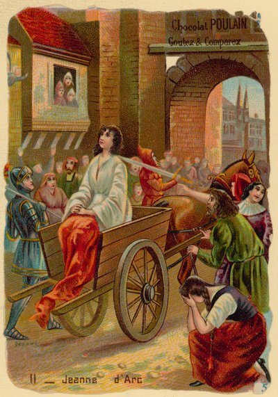 Johanna von Orléans auf dem Weg zu ihrer Hinrichtung von French School