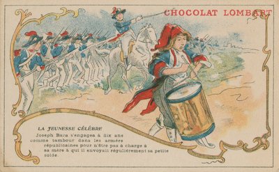 Joseph Bara, der im Alter von sechs Jahren als Trommlerjunge zur französischen Republikanischen Armee kam von French School