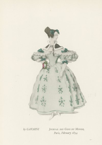 Journal des Gens du Monde, Paris, Februar 1834 von French School