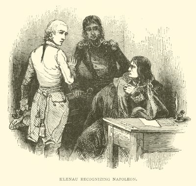 Klenau erkennt Napoleon (Stich) von French School