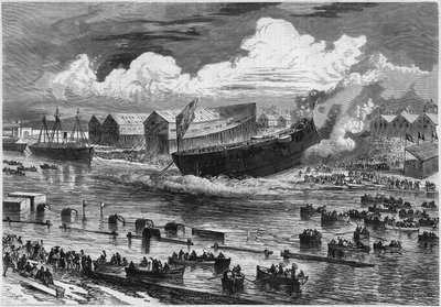 Stapellauf der Fregatte Friedland im Marinearsenal von Lorient, Morbihan (56) von French School